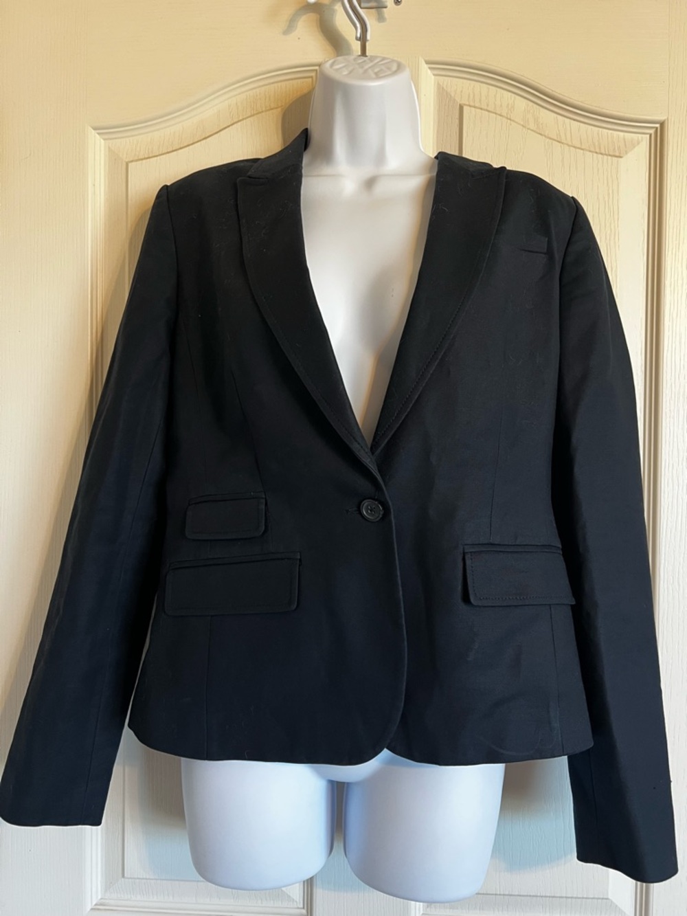 Banana Republic Black Single-Button Blazer
